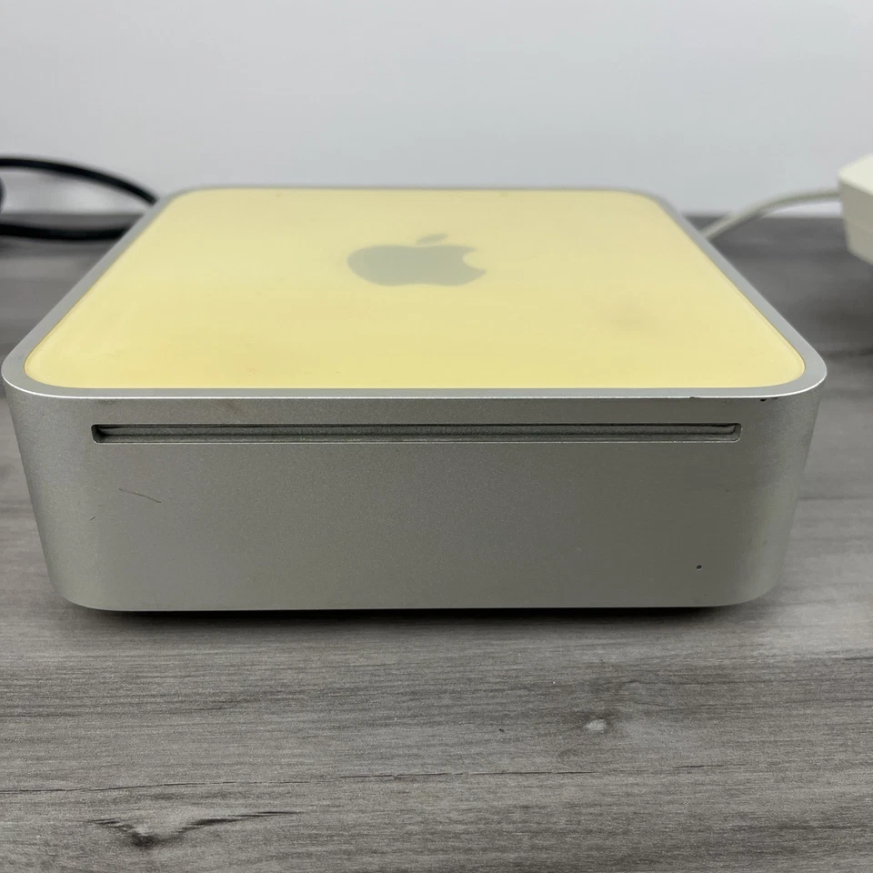 Apple Mac Mini G4 PowerPC 1.42GHZ CPU 1 Gb RAM 111Gb Hard Drive W/ Power & DVI - Image 2 of 4