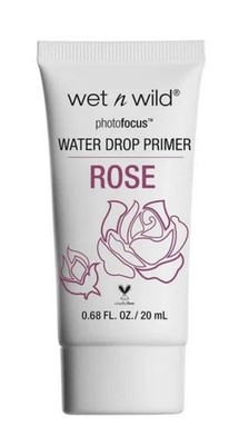 Wet N Wild Photofocus Water Drop Primer Rose 0.68 Fl Oz *NEW*