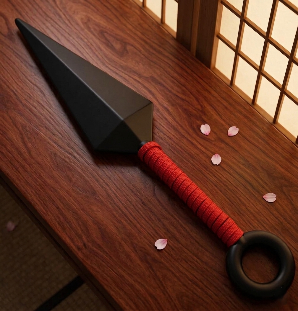 10” Foam Ninja Kunai Shinobi Anime Cosplay Throwing Knife | Safe
