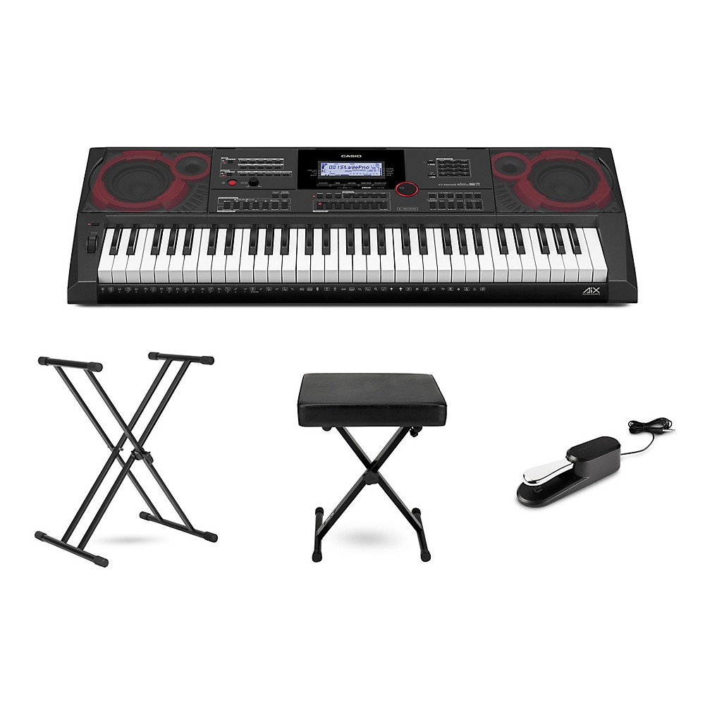 Casio CTX5000 61Key Portable Keyboard Essentilas Bundle