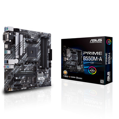 ASUS AMD Ryzen PRIME B550M-A CSM motherboard Micro ATX DDR4 M.2 PCIe USB 3.2