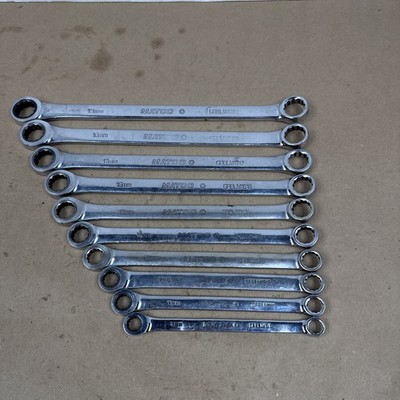 Matco GRBLM 10 Piece Metric Ratcheting Double Box Wrench Set 10MM- 19MM