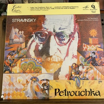 Igor Stravinsky ''Petrouchka Yuri Temirkanov Leningrad Philharmonic Orchestra VG+