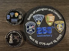 Massachusetts State Police 250th Anniversary Lexington & Concord Detail