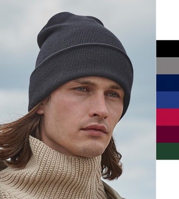 Beechfield: Original Cuffed Beanie Recycled Strickmütze veredelbar B45R NEU