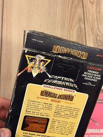 Commando (Nintendo NES, 1986) 5-Screw w/ Hangtab CIB Complete Tested Works