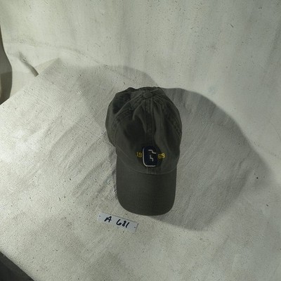 Mens Adjustable Olive Green Cap with Gap Logo