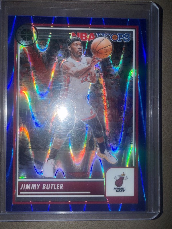 2023-24 Panini Nba Hoops Jimmy Butler #169 Blue Seismic Prizm...19/99