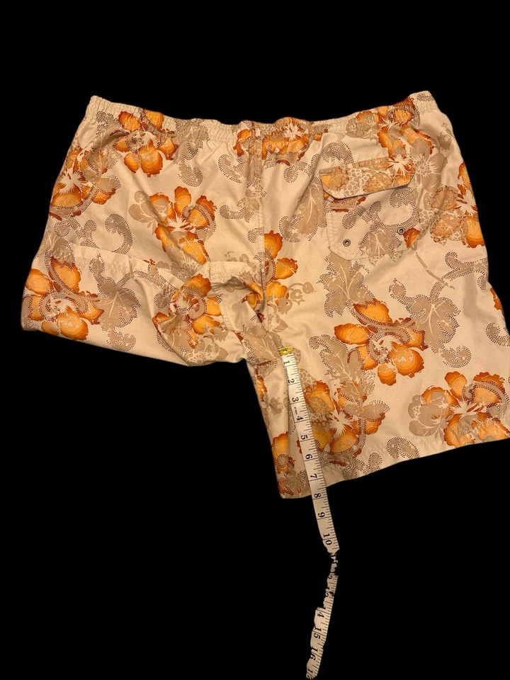 Bermuda de natação havaiana Breakwater masculina tamanho XL hula meninas tropical - Imagem 2 de 3