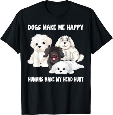 Funny Dog Lover Tee Gift T-Shirt Trend For Men, Size M - 3XL