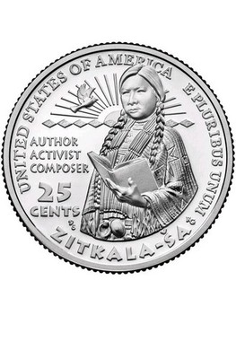 2024 P Zitkala Sa American Women Series Uncirculated From US Mint roll.
