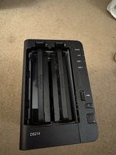 Synology DiskStation DS214 2-Bay NAS WITH Power Supply – Powers On – No HDDs