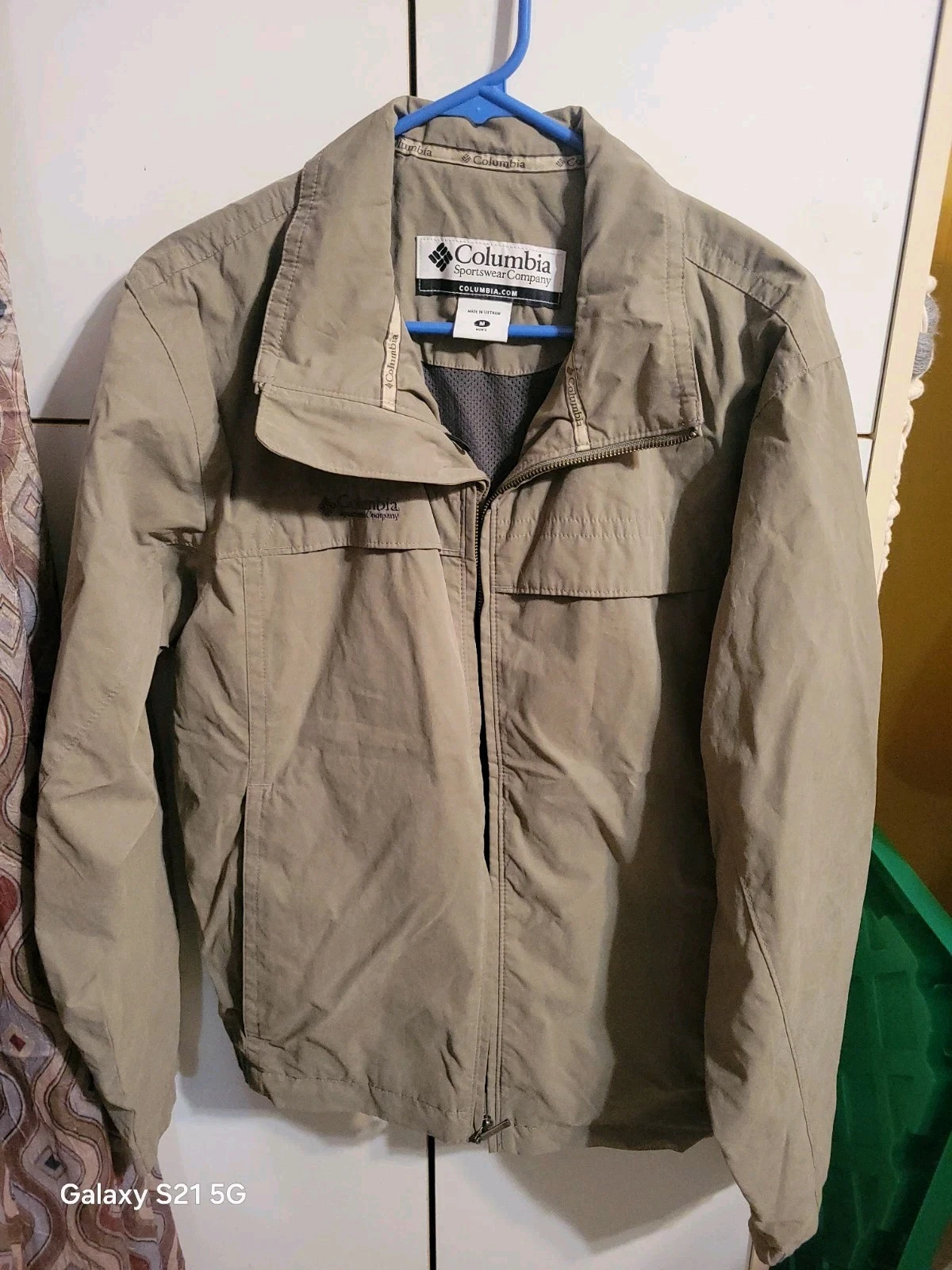 Mens Green Medium Columbia Jacket