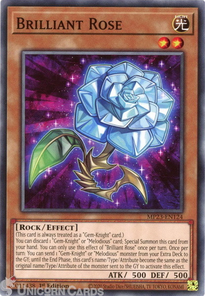 MP23-EN124 Brilliant Rose :: Common 1st Edition YuGiOh Card