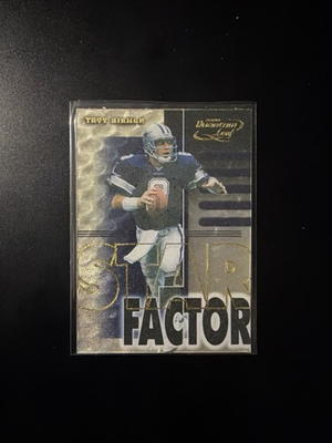 #ad 2000 Quantum Leaf Star Factor Troy Aikman #SF 8 2500 $5.00