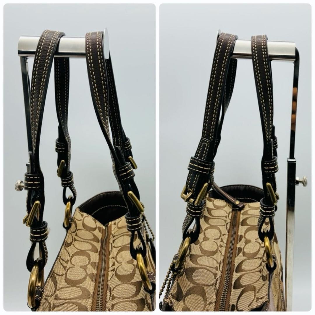 Coach Patchwork Leopard Print Shoulder - image 10