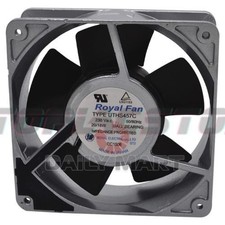 New In Box ROYAL FAN UTHS457C Metal Cooling Fan AC 230V 20/18W Au