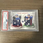 New Listing2025 Panini Donruss Rookie Holiday Sweater Dual Jaxson Dart/Cam Skattebo PSA 9