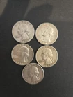 Lot Of 5 Washington Silver Quarters 90% Silver $1.25 Face Value Start Stacking