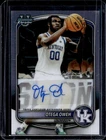 2025-26 Bowman Otega Oweh Chrome Auto Autograph 1st Prospect #CPA-OO Wildcats