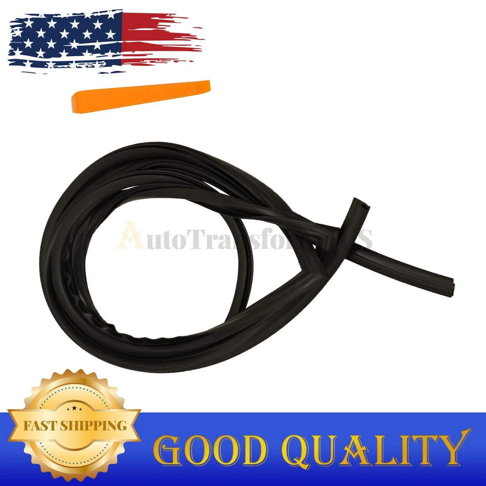 NEW Rear Upper Windshield Moulding Trim Seal 51318159785 Fits 1997-2003 BMW E39 Foto 4 de 4