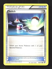 Switch 104/114 Common Black & White Pokemon Moderately Played
