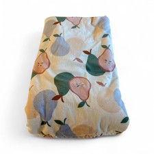 Carters Cozy Baby Girl White Pear Fruit Baby Blanket Pink Green Blue Lovey-