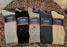 New ~ Chaps 3 Pack Men's Classic Dress Socks ~ Size 10-13  (Color Choices)