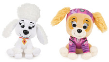 Paw Patrol The 2021 Original Movie Plush Bundle of 2, 6 Inch Skye and Delores