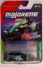 Majorette · Alpine A110 R · Black · 1:64 · Neon Racers · Brand New · Free UK P&P