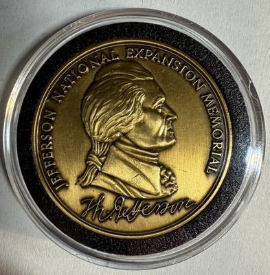 Jefferson National Expansion Memorial Medal - Gateway To The West  Saint Louis