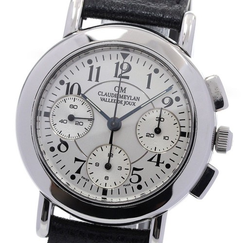 Cadran Chronographe Claude Meylan Vintage - Pièce Détachée Montre - Occasion - Fabriqué En France