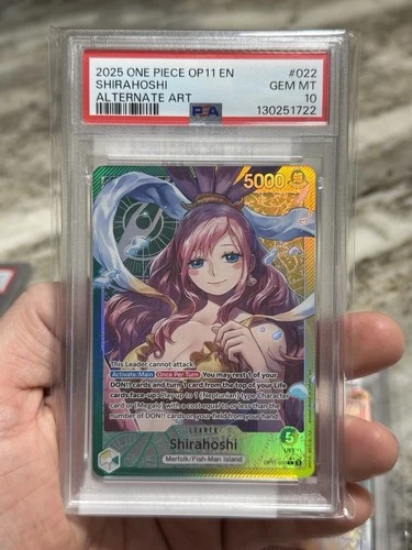 One Piece Shirahoshi OP11-022 PSA 10 Gem Mint