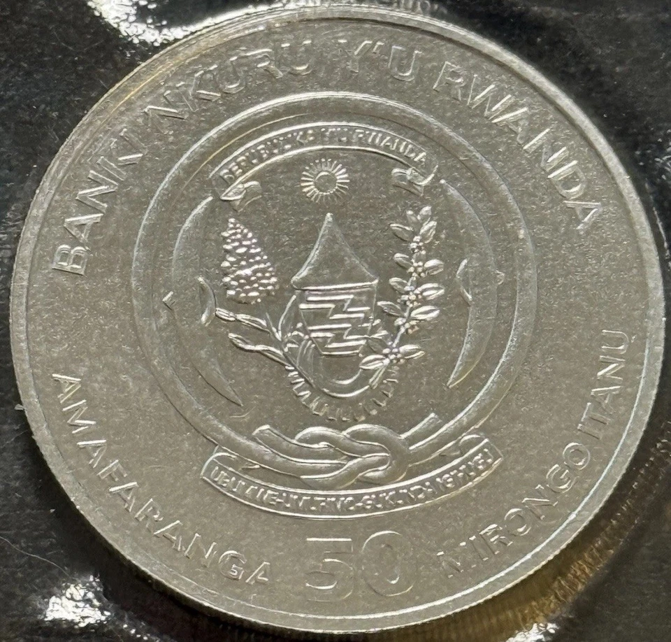 2018 1 Oz .999 Silver Rwanda Lunar Year Of The Dog BU Coin In OG Plastic!! - Image 3 of 4