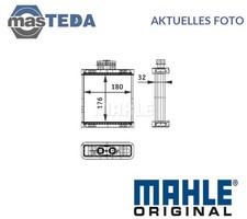 AH 75 000P WÄRMETAUSCHER INNENRAUMHEIZUNG MAHLE ORIGINAL FÜR SKODA FABIA I