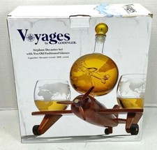Voyages Airplane Decanter Set
