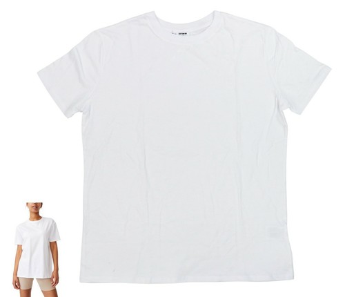 Cotton:On Solid Color Oversized Fit Dad Style Women's T-Shirt XS NWT White