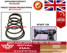 PFAFF 138 MOLLA PRESSA TENSIONE FILO #91-010183-05 PARTE MACCHINA DA CUCIRE INDST
