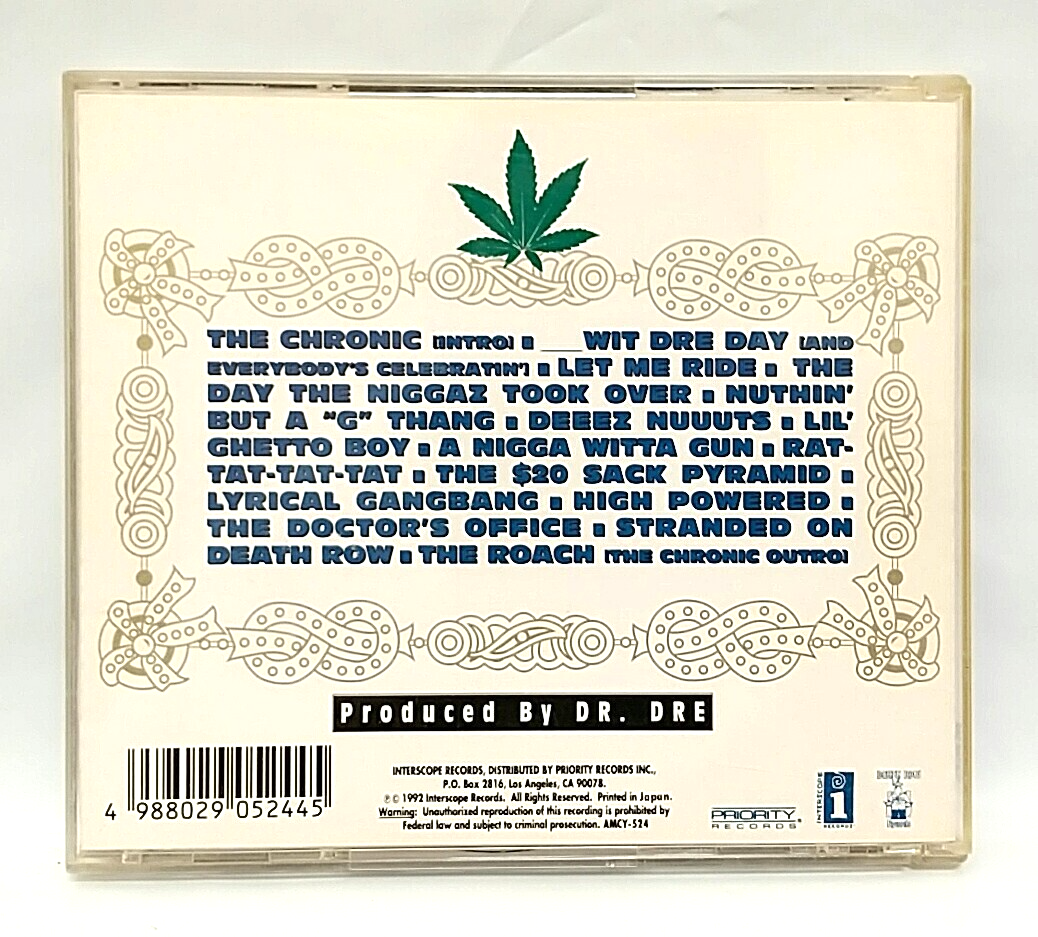 CD) Dr. Dre – The Chronic, AMCY-524, Album, EX/EX, Rare. | eBay