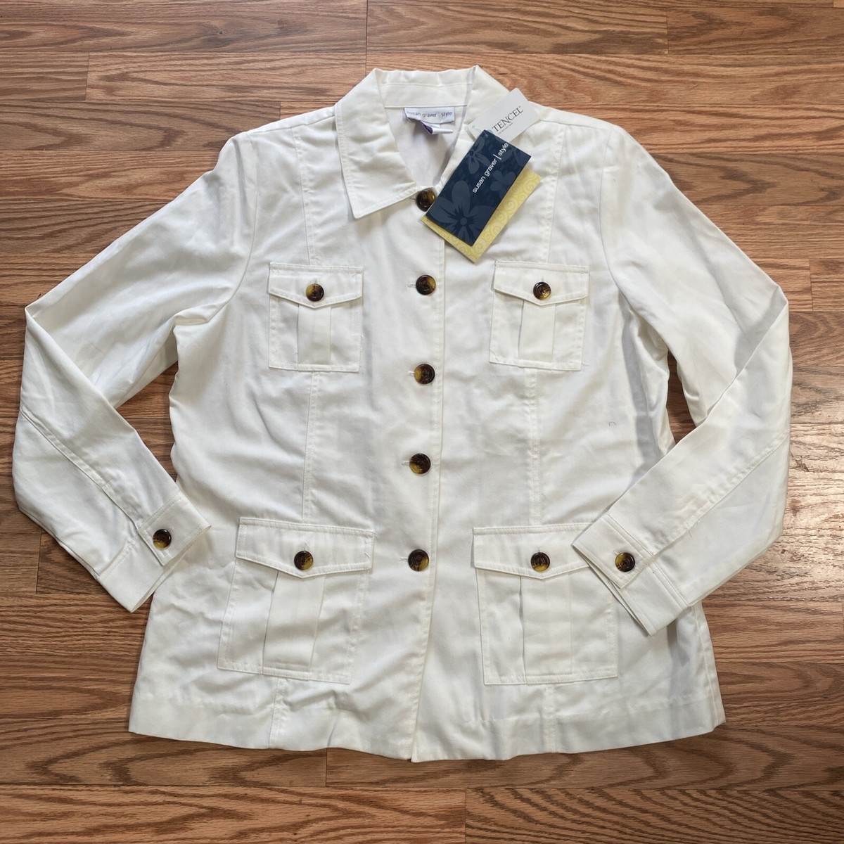 Jacket Qvc Susan Graver Peplum Cardigan NEW Susan Graver Large