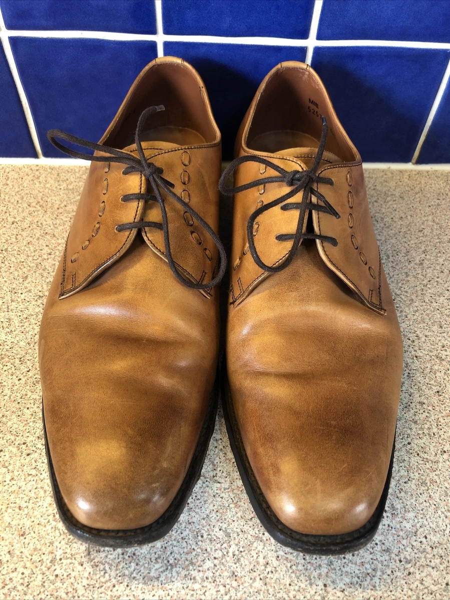 Barker Oxford Goodyear Welted Russell Bromley Brown Men s Shoes UK Size 6