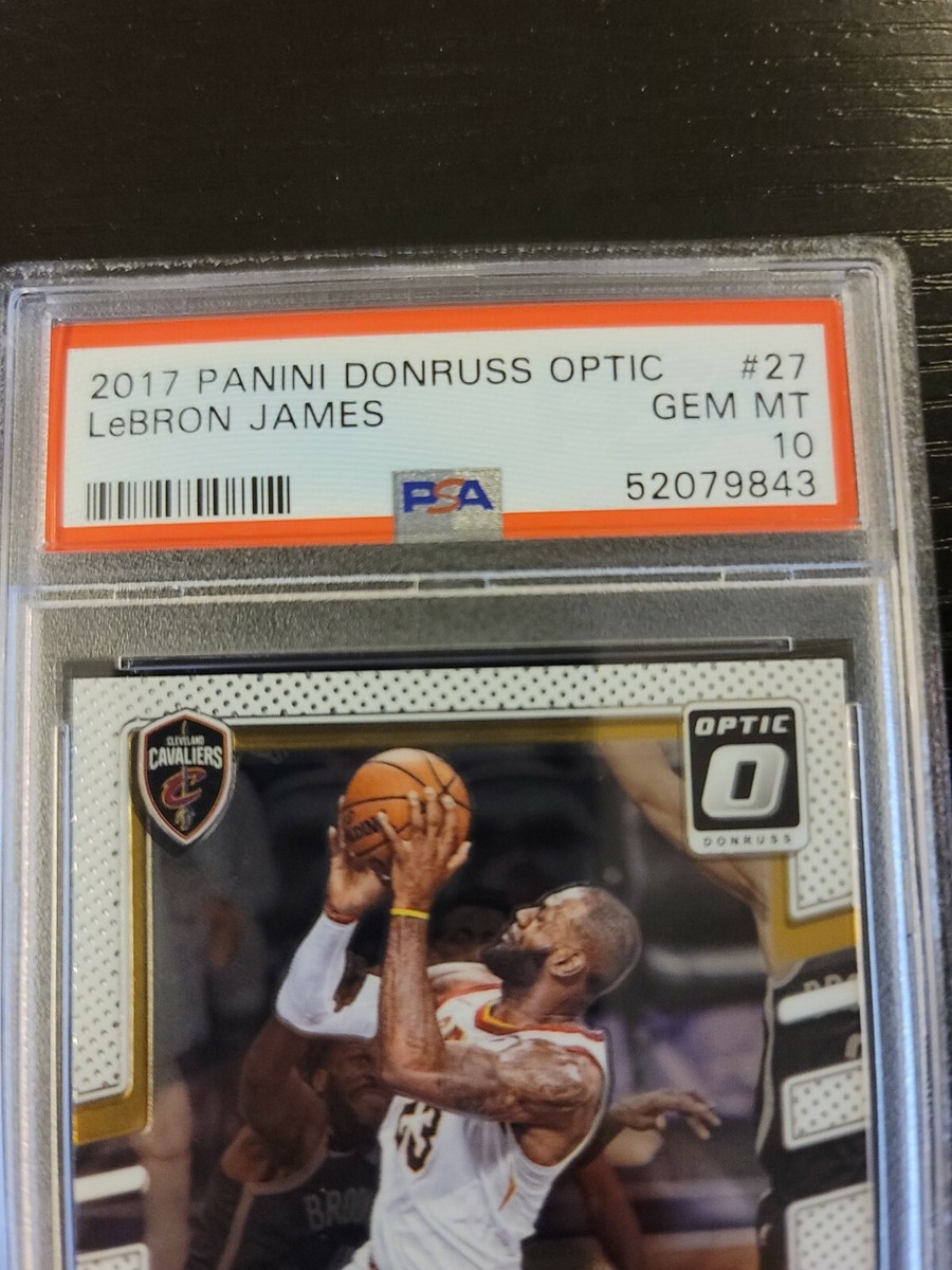 2017 Panini Donruss Optic LEBRON JAMES #27 PSA 10 GEM MINT