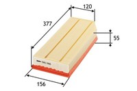 Valeo Luftfilter (585066) FüR MERCEDES-BENZ Clk E-Klasse C-Klasse G-Klasse