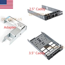 New 2.5'' 3.5''Or Adapter HDD Caddy Tray Fr Dell PowerEdge 2900 T710 R515 R920