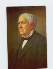 Postcard Portrait of Thomas A. Edison Painted by Ellis M. Silvette