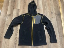 Eddie Bauer Hoodie, Kid's Boy's Size Small, Black Yellow, Full Zip, Zip Pocket