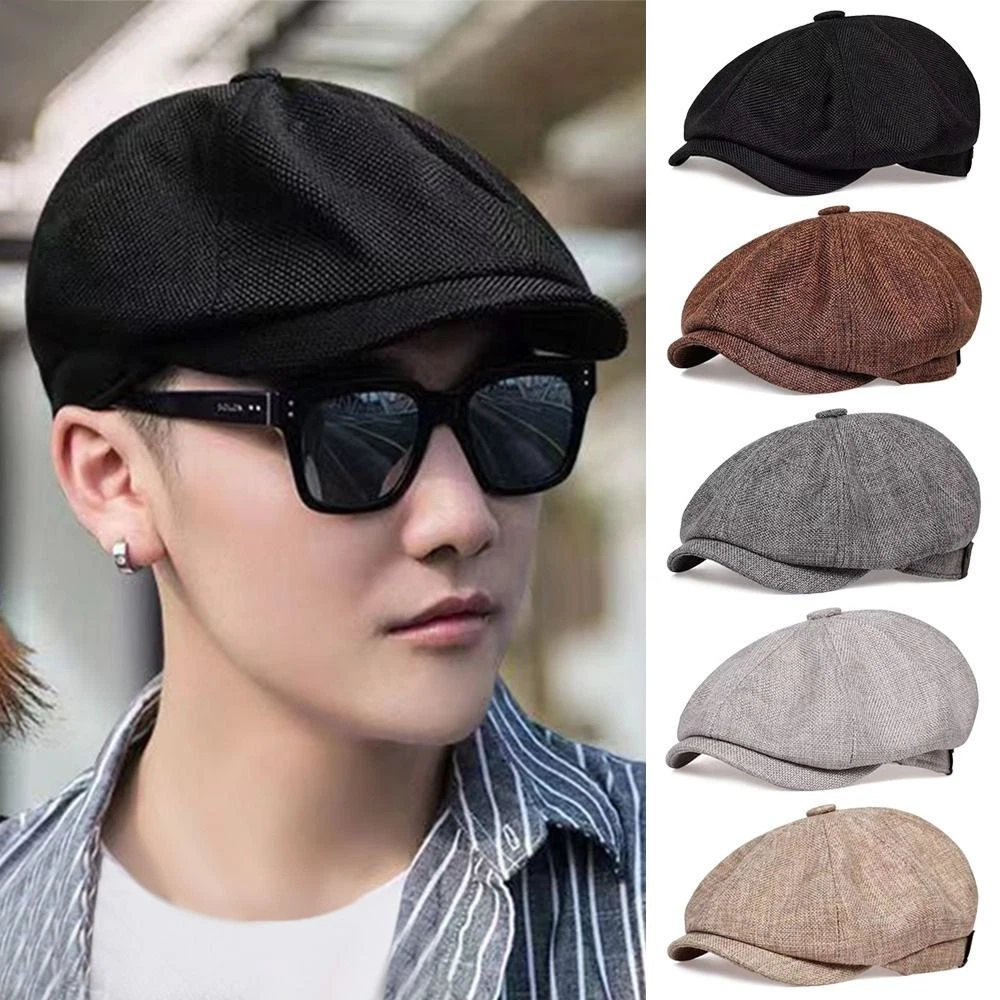 Casual Beret Cap Unisex Newsboy Hat Hip Hop Caps Retro Beret Hat
