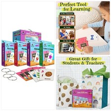 Star Right Numbers  Sight Words Flash Cards Set of 4 - Numbers, First Words, Co