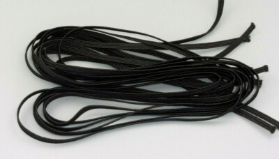 REPLACEMENT ELASTIC FOR THE WORLD'S BEST EYE PATCH. COLOR BLACK 