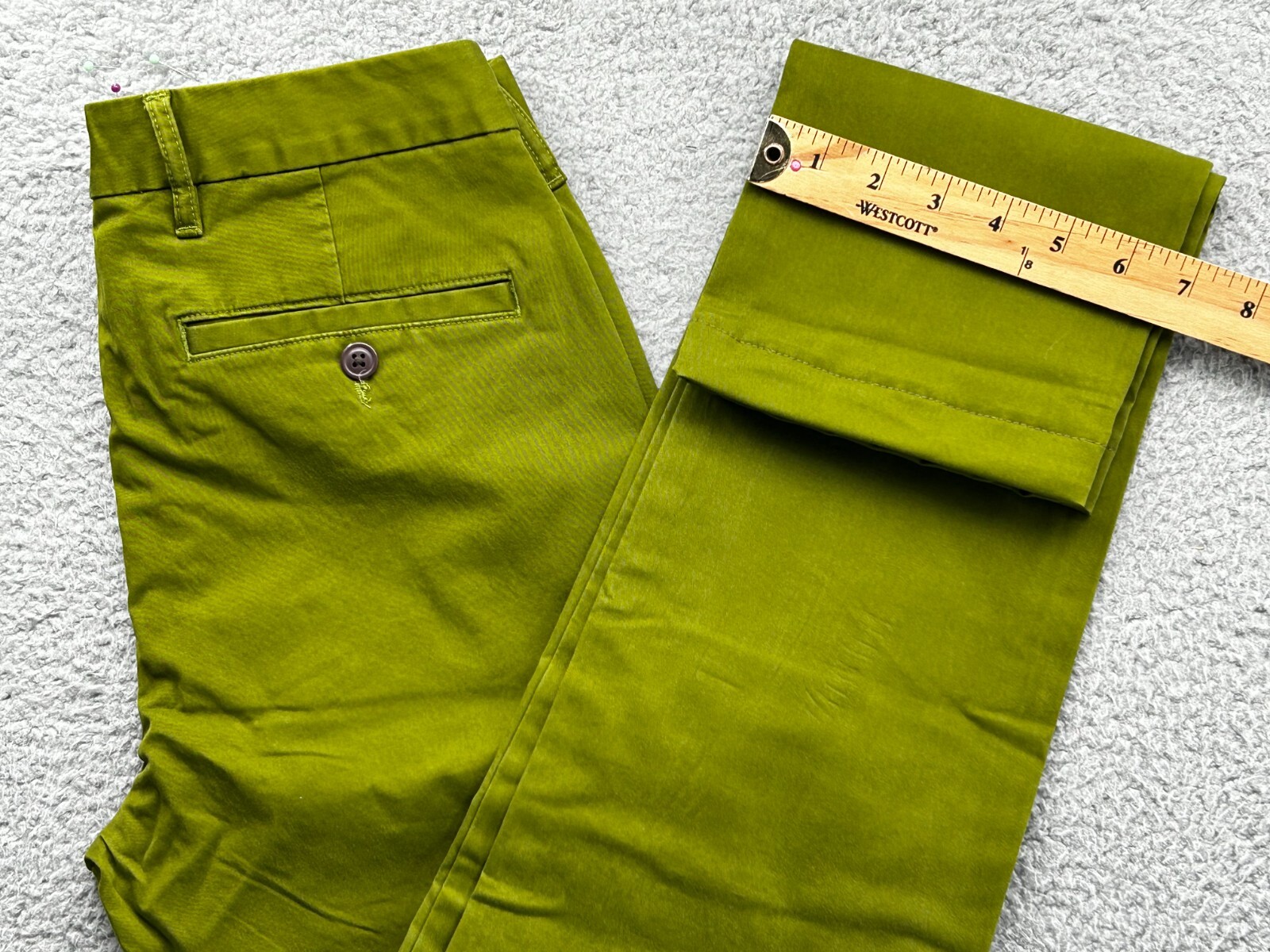 65 New Lands' End Men's Slim Fit ComfortFirst Chino Pants Willow